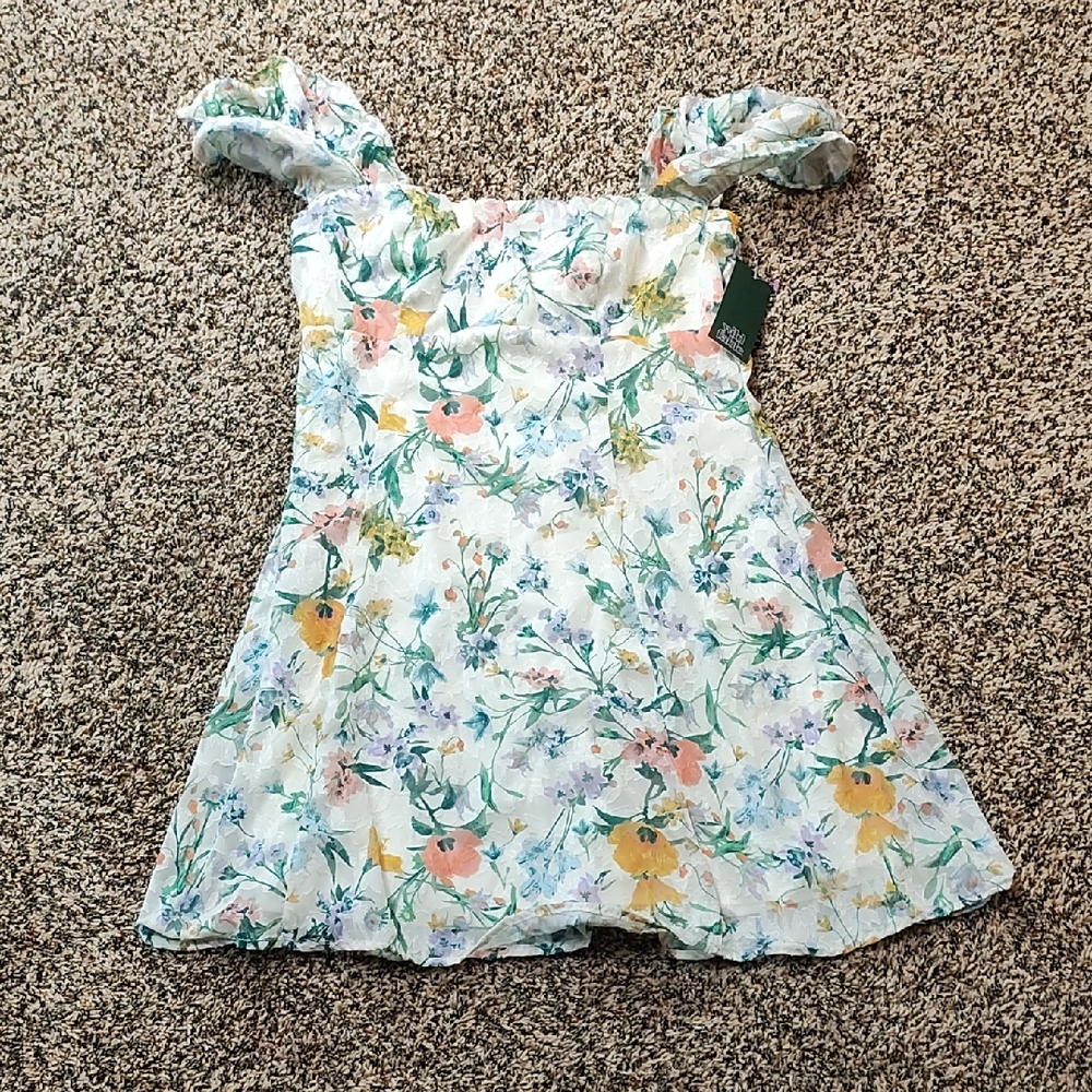 Wild Fable | Floral Off-Shoulder Mini Dress